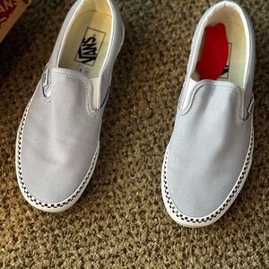 Vans light blue Slip-On women’s Shoes size 9
